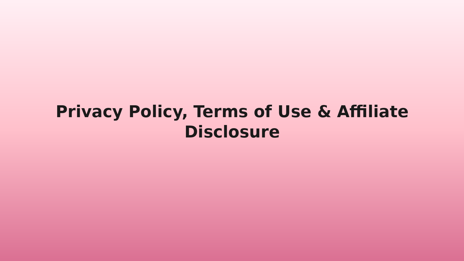Privacy and Terms